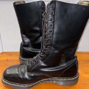 Dr. Marten’s black men’s combat boots